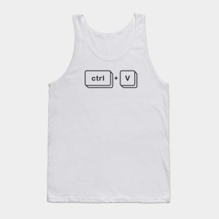 Paste Shortcut Keys Icon Tank Top